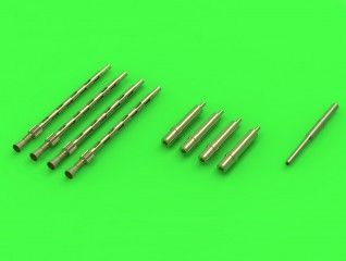 1:48 De Havilland Mosquito NF Mk.II / FB Mk.VI - Pitot tube & armament set (Browning .303 barrels and Hispano 20mm barrel tips)