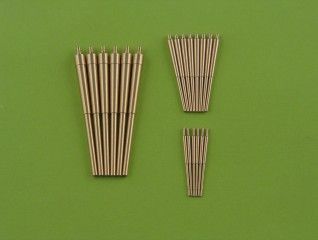 1:350 Admiral Graf Spee armament - 280mm (6pcs), 150mm (8pcs), 105mm (6pcs) barrels