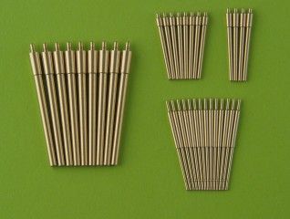 1:350 Scharnhorst armament - for turrets with blastbags - 280mm (9pcs), 150mm (12pcs), 105mm (14pcs) barrels