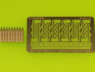 1:350 USN Airborne torpedoes Mark 13 (22.4in) with trolleys - early type (10pcs)