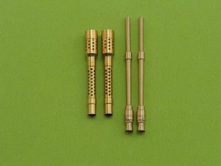 1:24 German aircraft machine gun MG 131 barrels  (2pcs)