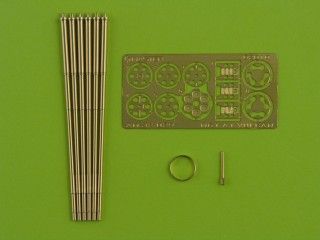 1:32 M61 A1 Vulcan - Six-barrelled rotary 20mm cannon - turned barrels with etched barrel clamps