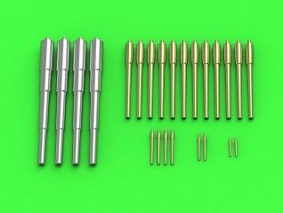 1:350 Russian battleship Tsesarevich (1917) armament - 305mm (4pcs), 152mm (12pcs), 75mm (4pcs), 45mm (2pcs), 37mm (2pcs) barrels