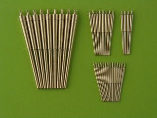 1:350 Scharnhorst armament - for turrets without blastbags - 280mm (9pcs), 150mm (12pcs), 105mm (14pcs) barrels