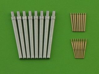 1:350 HMS Warspite armament - 15in (8pcs), 6in (8pcs), 4in (8pcs) barrels