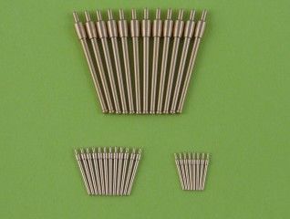 1:350 Russian cruiser Varyag (1899) armament - 152mm (12pcs), 75mm (12pcs), 47mm (8pcs)