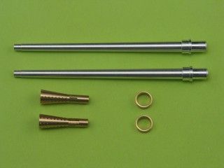 1:32 German aircraft cannon 3,7cm Flak 18 gun barrels (2pcs)