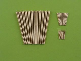 1:350 USS Arizona armament - 14in (12pcs), 5in/51 (10pcs), 5in/25 (8pcs) barrels