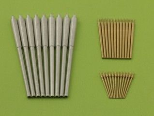 1:350 R.N. Roma armament - 381mm (9pcs), 152mm (12pcs), 90mm (12pcs) barrels