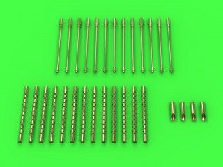1:32 Boeing B-17 Flying Fortress - machine gun set - Browning M2 aircraft .50 caliber barrels with flash hiders (13pcs)