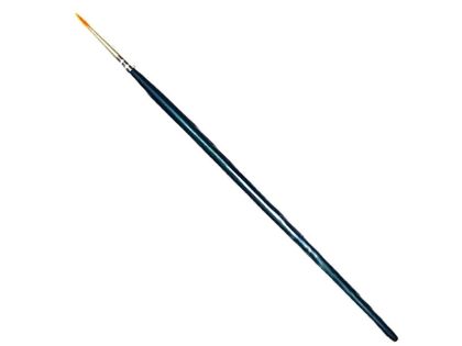 Synthetic Round Paint Brush Brown Tip Size 3