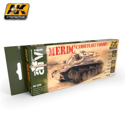 MERDC CAMOUFLAGE  COLORS SET
