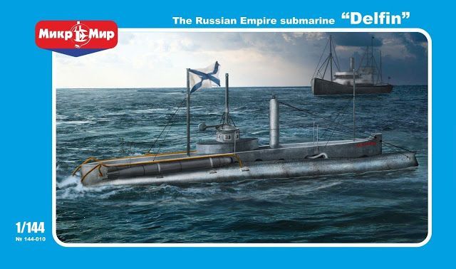 1:144 Russian submarine Delfin