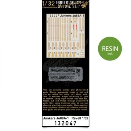 1:32 Junkers Ju 88A-1 + Seats + Decal