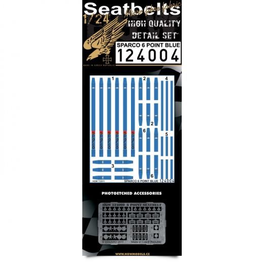 1:24 Sparco Blue - Six Point