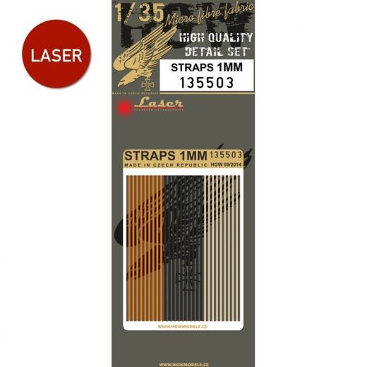 1:35 Straps 1MM (different colours)