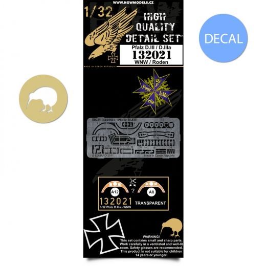 1:32 Pfalz D.III / D.IIIa + Decal