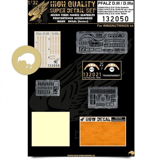 1:32 Pfalz D.III / D.IIIa - Super Detail Set