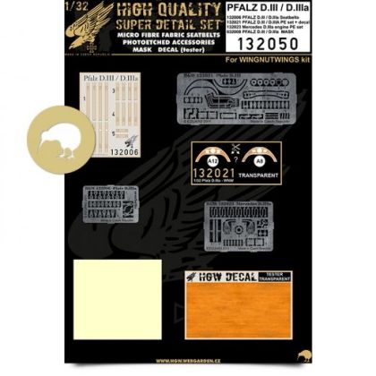 1:32 Pfalz D.III / D.IIIa - Super Detail Set