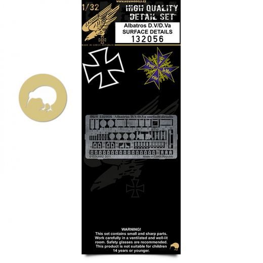 1:32 Albatros D.V / D.Va - Surface Details