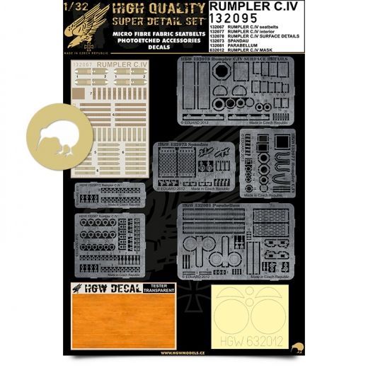 1:32 Rumpler C.IV - Super Detail Set