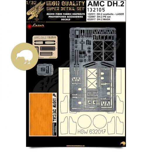 1:32 AMC DH.2 - Super Detail Set