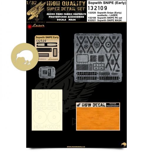 1:32 Sopwith Snipe - Early - Super Detail Set