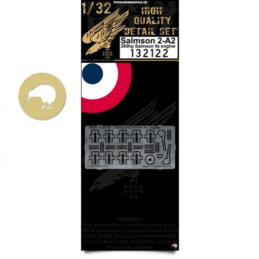 1:32 Salmson 2-A2 - 260 hp Salmson 9z Engine