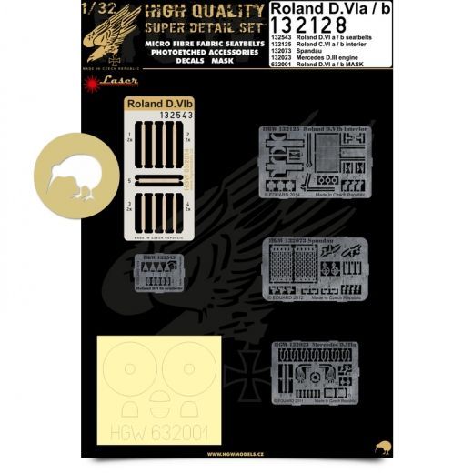 1:32 Roland D.VIa/b - Super Detail Set
