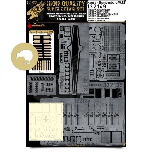1:32 Hansa-Branden. W.12 - Super Detail Set