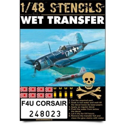 1:48 F4U Corsair Stencils