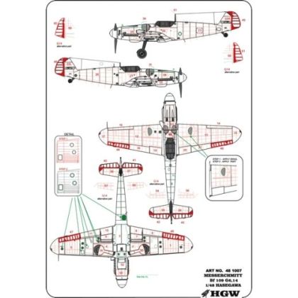 1:48 Messerschmitt Bf 109G-6