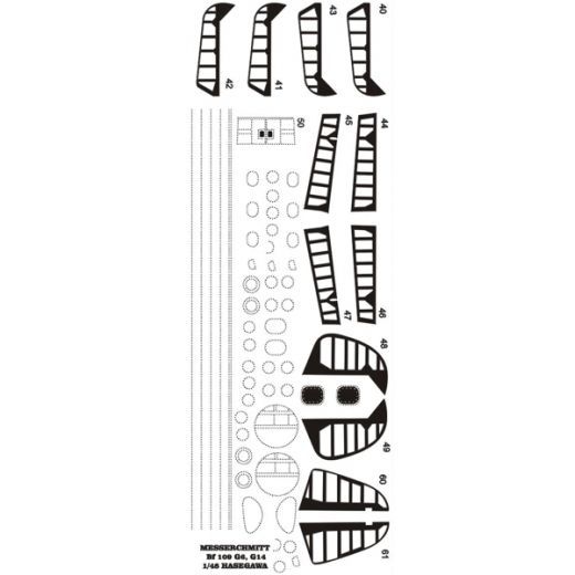 1:48 Messerschmitt Bf 109G-2/4/6/14 Basic Set