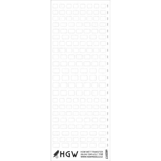 1:48 Oblong Templates