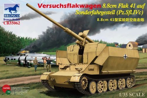 1:35 Versuchsflakwagen 8.8cm Flak 41 auf Sonderfahrgestell (Pz.Sfl.IVc)