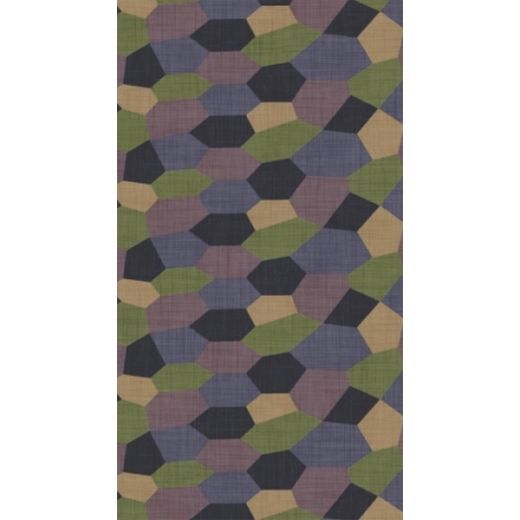 1:32 5 Colour Lozenge - Canvas texture