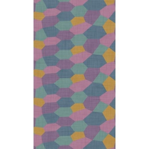 1:32 5 Colour Lozenge - Canvas texture