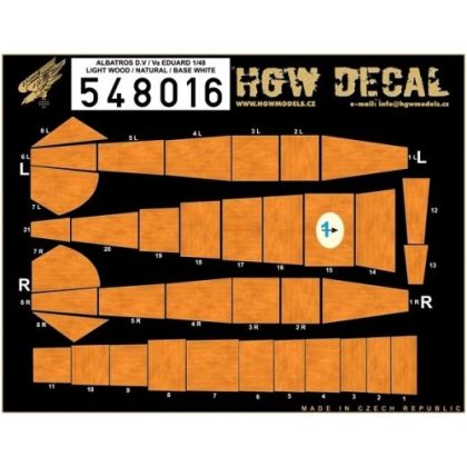 1:48 Albatros D.V | D.Va - Light Wood (Y)