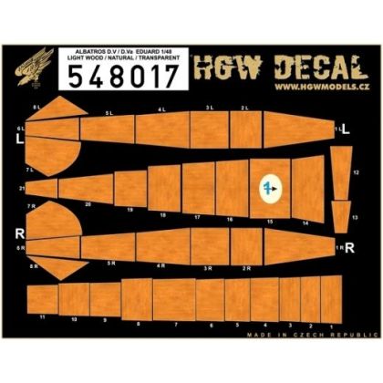 1:48 Albatros D.V | D.Va - Light Wood (Y)