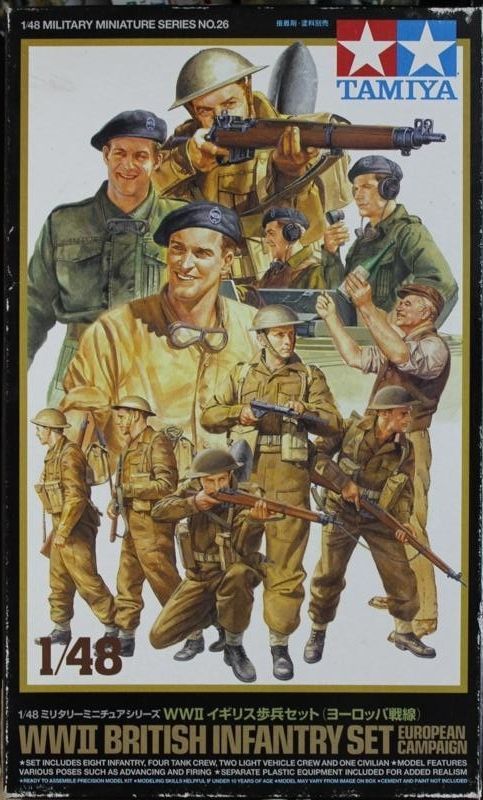 1:48 WWII British Infantry Set