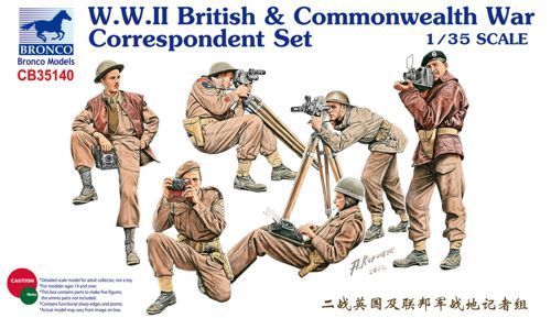 1:35 W.W.II British & Commonwealth War Correspondent Set