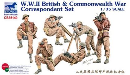 1:35 W.W.II British & Commonwealth War Correspondent Set