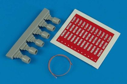 1:32 AIM 9 L/M/N Seeker head cover with R.B.F. flags