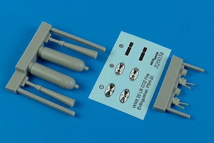 1:32 WW II. CO2 PSH-20 fire extinguishers