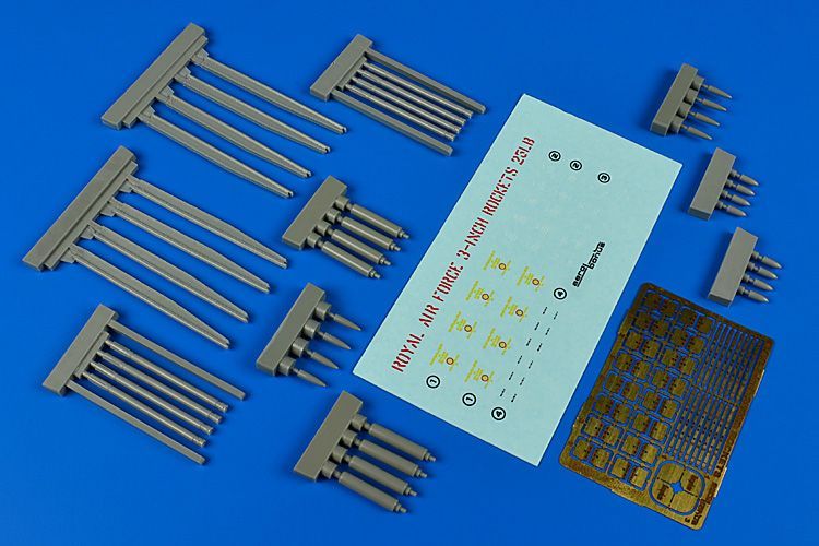 1:32 R.A.F. 3-inch 25lb rockets