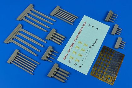 1:32 R.A.F. 3-inch 25lb rockets