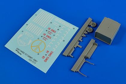 1:32 USAF 2-wheel tilt cabinet - early (Vietnam War Era)