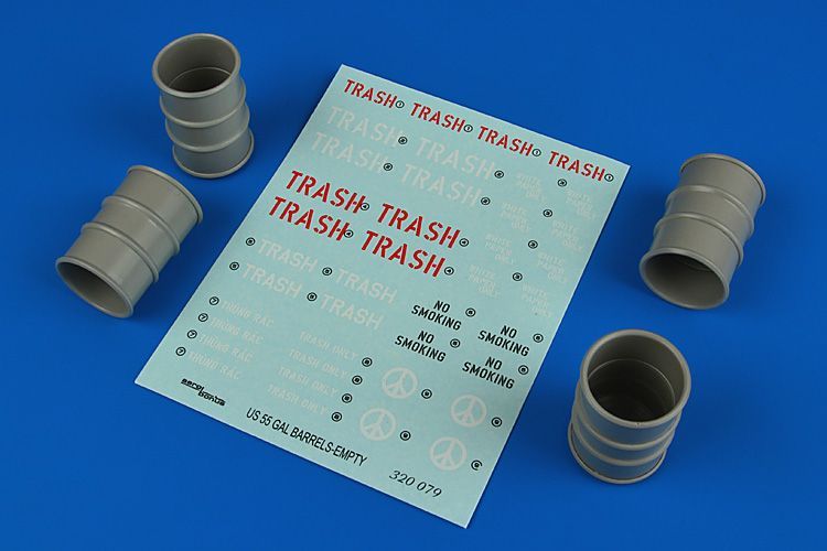 1:32 US 55 gallon barrels (empty)