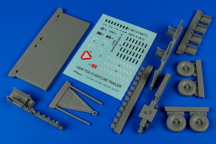 1:32 Flightline trailer F-2A (steel platform)