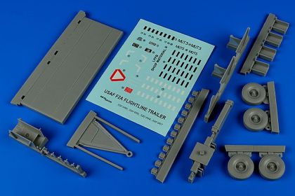 1:32 Flightline trailer F-2A (steel platform)